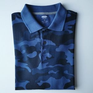 OLD NAVY men's short sleeve polo shirt camouflage